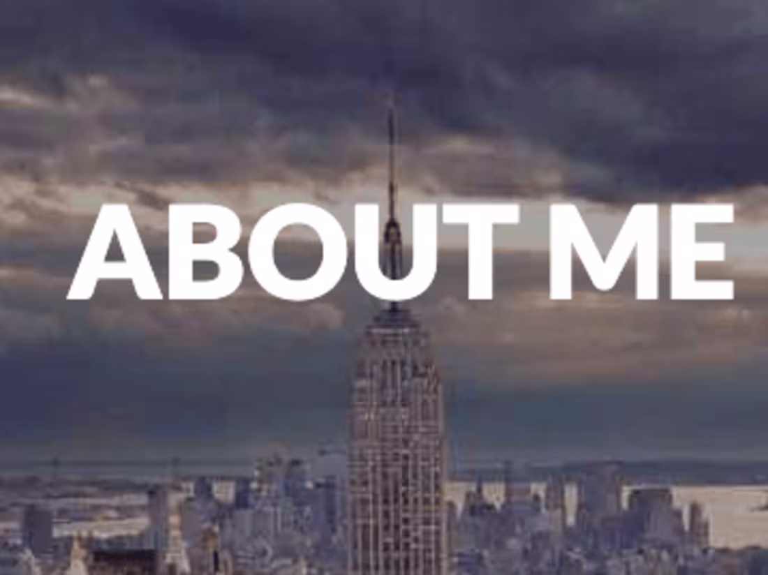 Cover image for About Me