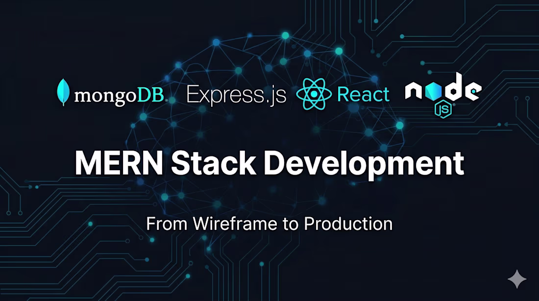Cover image for MERN Stack Development
