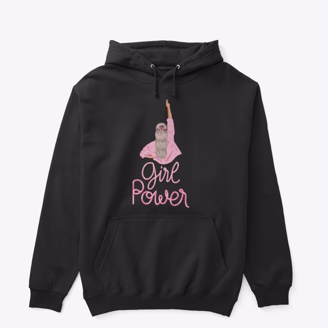 Cover image for Girl Power Unisex Classic Pullover Hoodie (https://sanstore-...