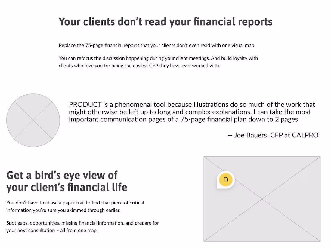 Cover image for Page refresh for a B2B SaaS client in the fintech industry