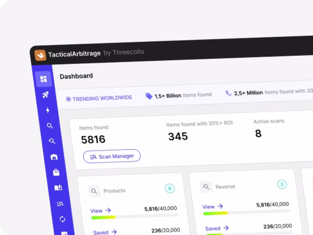 Cover image for Tactical Arbitrage Web App Redesign