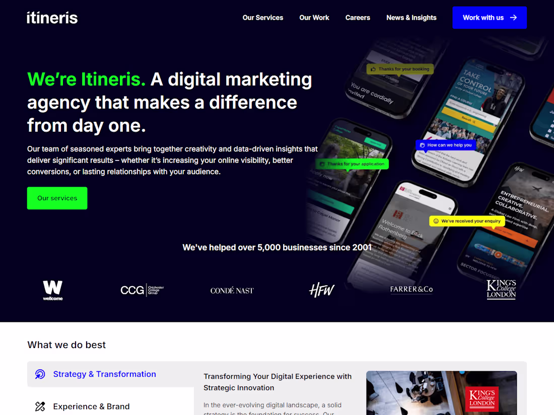 Cover image for Dynamic Digital Media  Agency Web Site