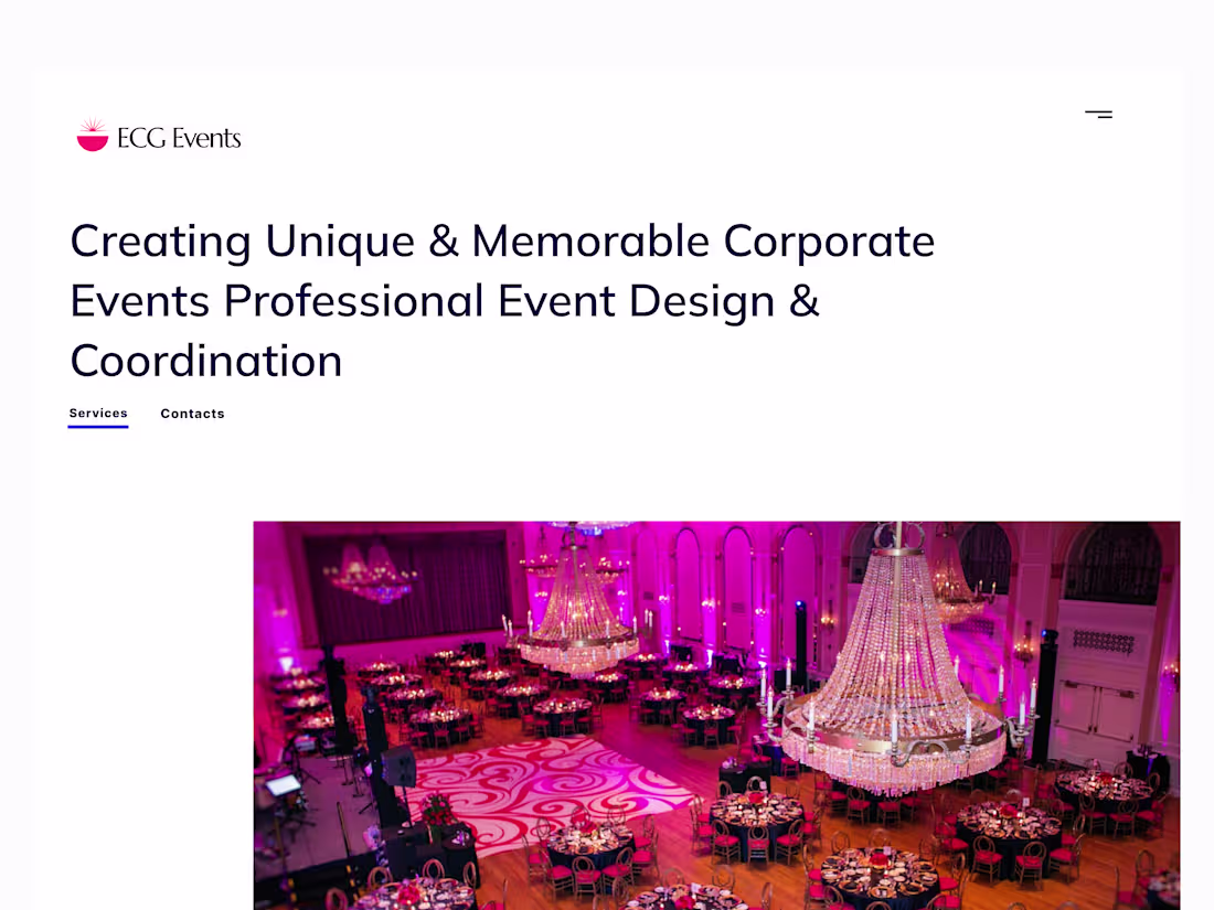 Cover image for ECG landingpage old uiux  deign 