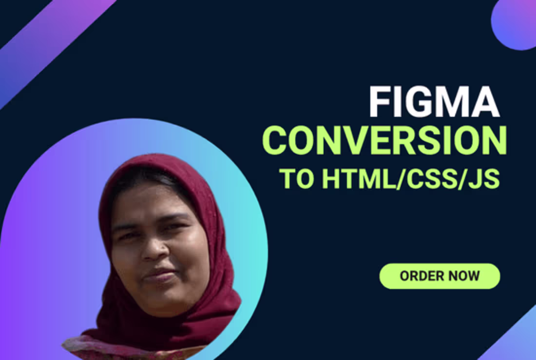 Cover image for Figma design converted to Code