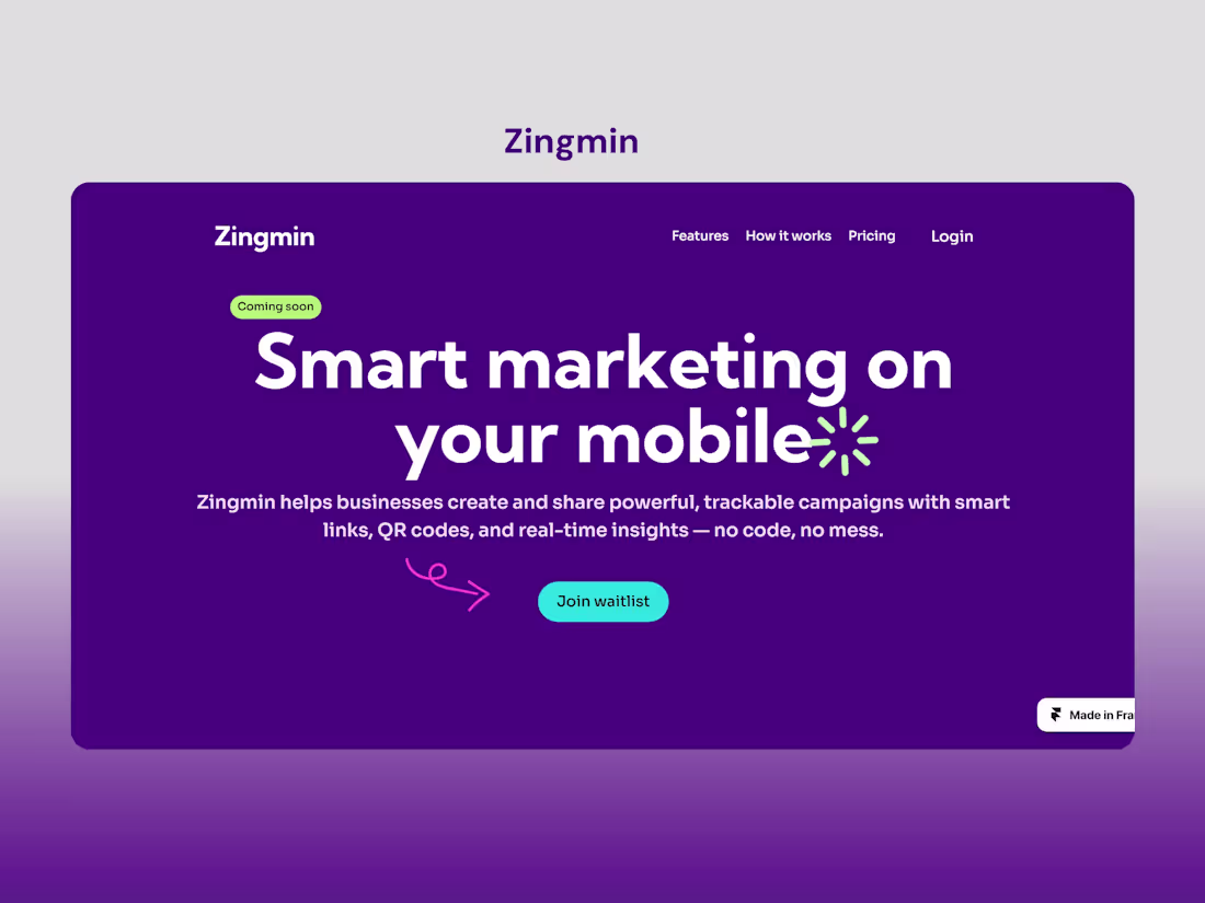 Cover image for Zingmin: WhatsApp Marketing & Landing Pages Tool