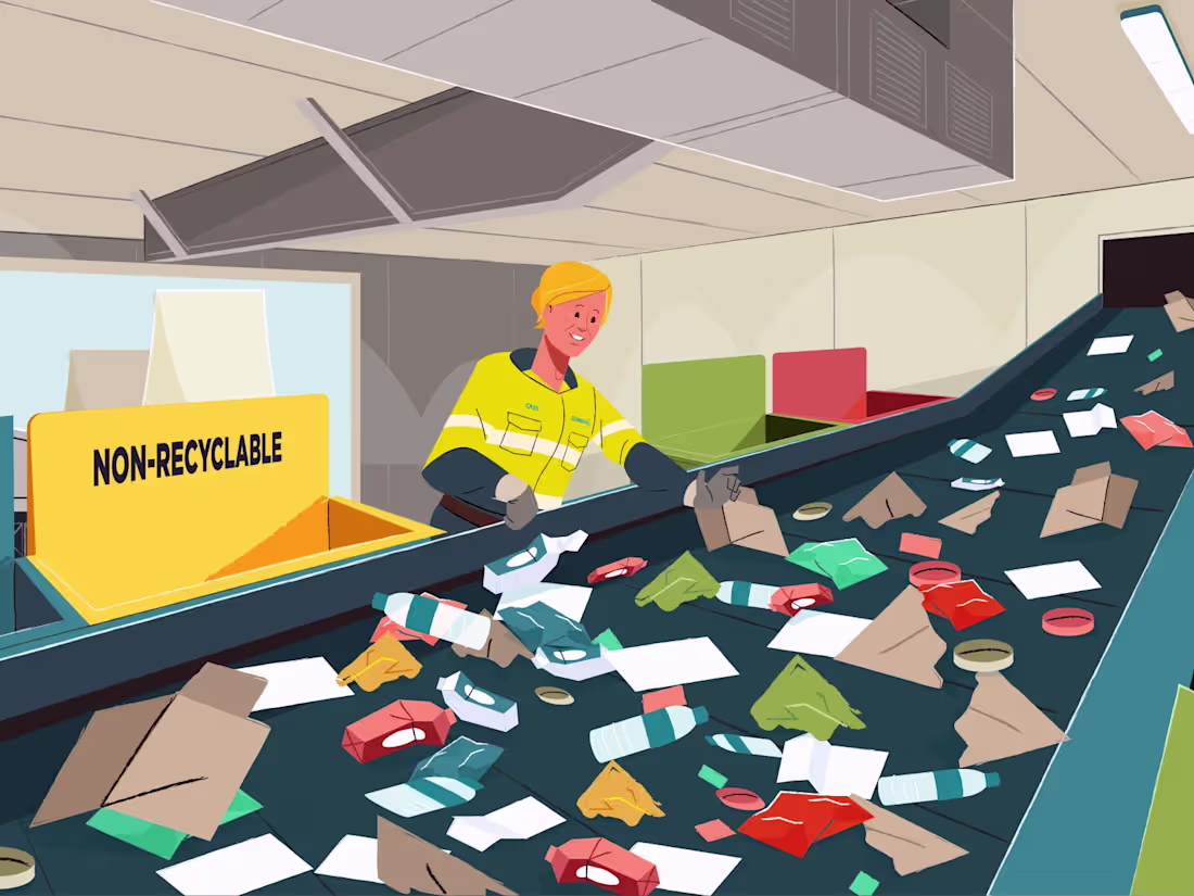 Cover image for Cleanaway - Circular Economy explainer video