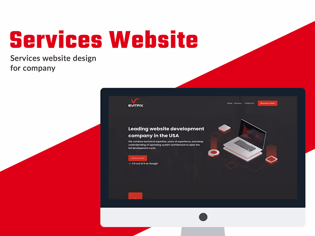 Cover image for IT Servies Website