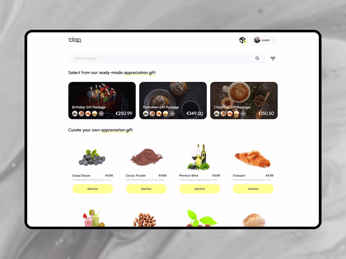 Cover image for Gifting App | Web & Mobile App Design