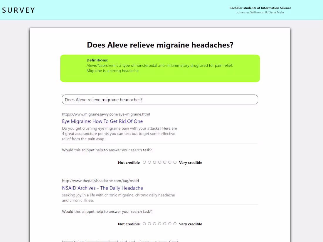 Cover image for Survey App