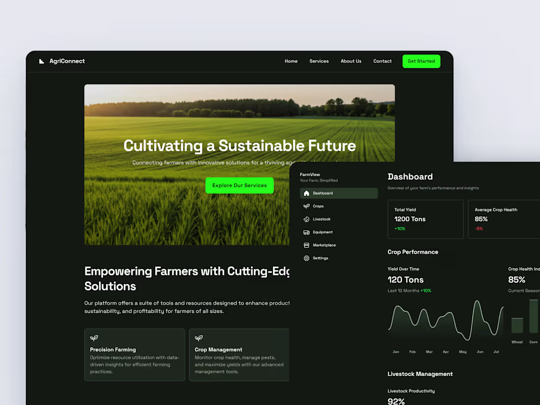 Cover image for Agriculture Hub Management App Development