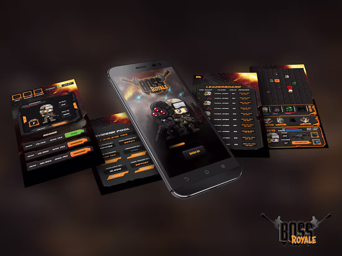 Cover image for Boss Royale - Mobile Game UI