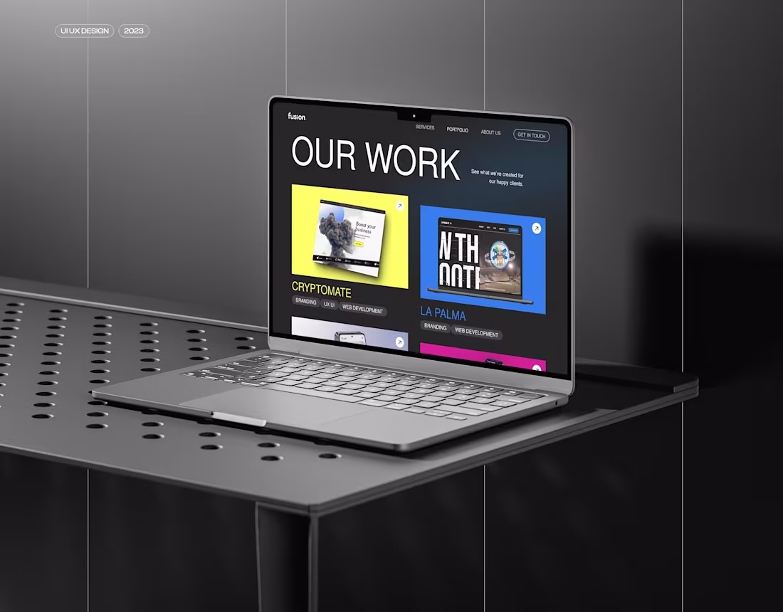 Cover image for Fusion Agency - UI UX Design