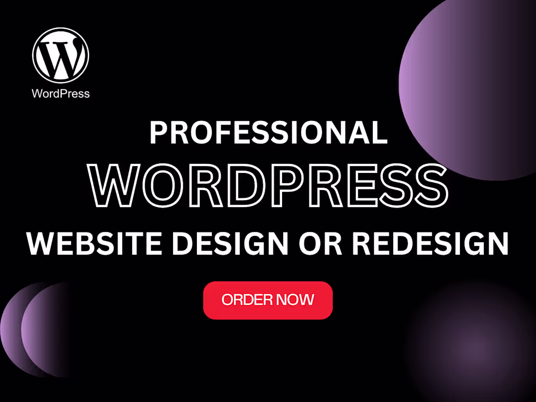 Cover image for Professional Wordpress Website