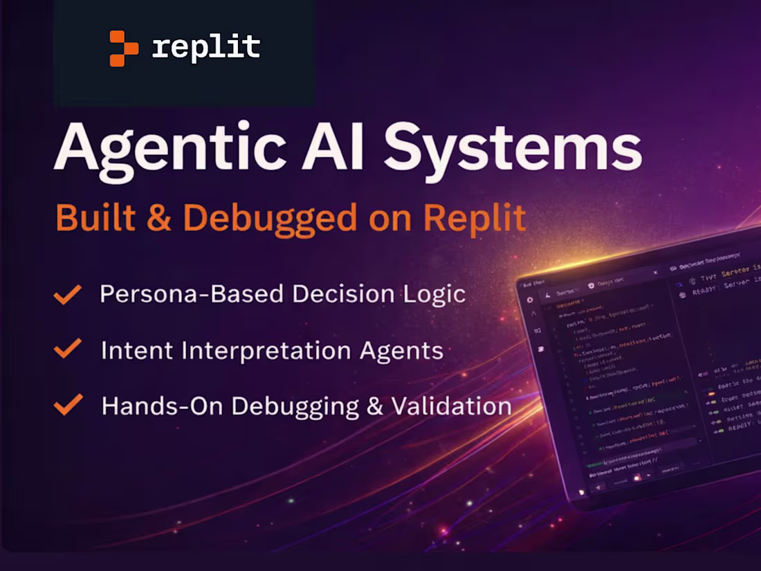 Cover image for Agentic AI Development & Debugging on Replit