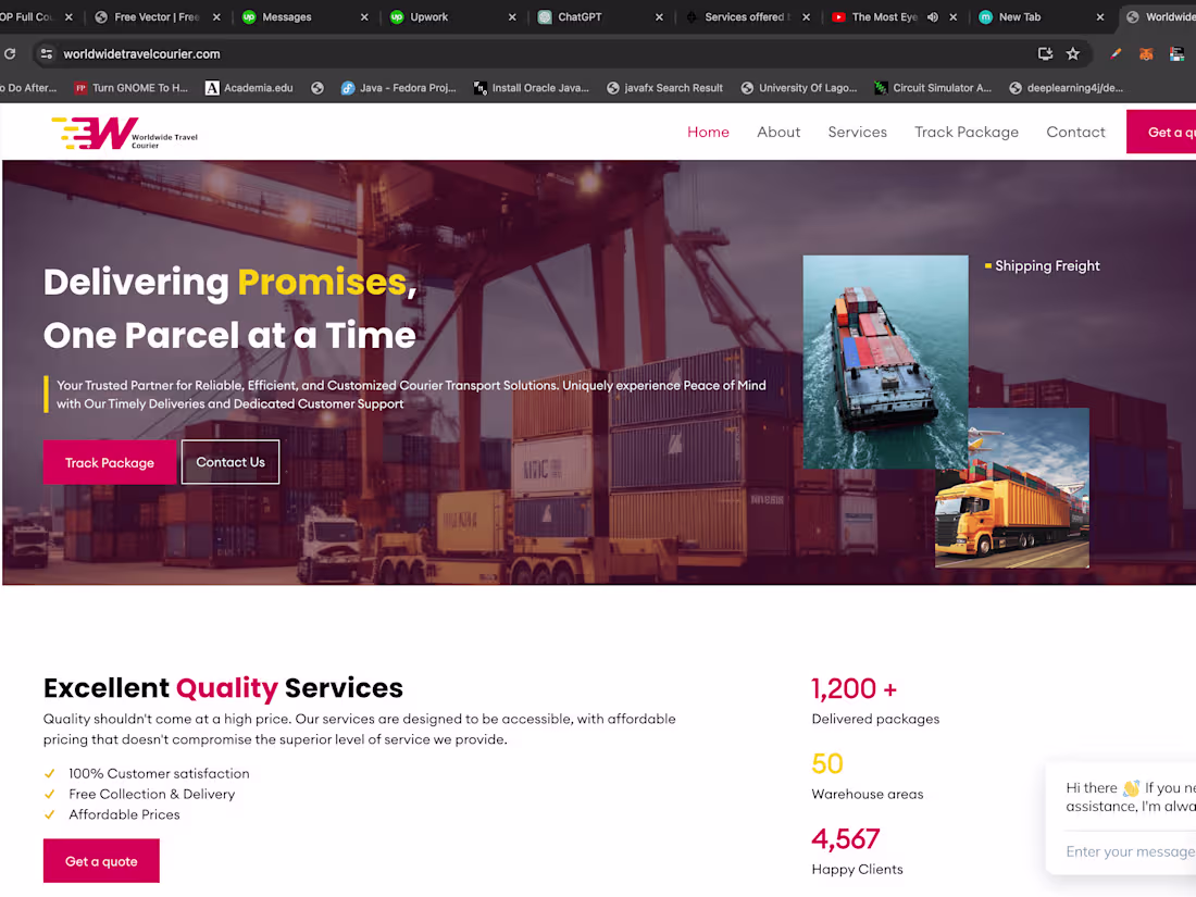 Cover image for Worldwide Couriers