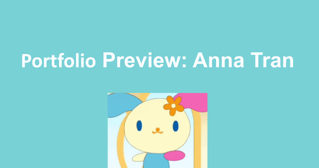 Cover image for Anna Tran – Portfolio Sampler