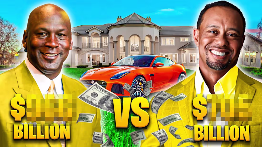 Cover image for Lifestyle Clash - Michael Jordan vs Tiger Woods, Who's the Splu…