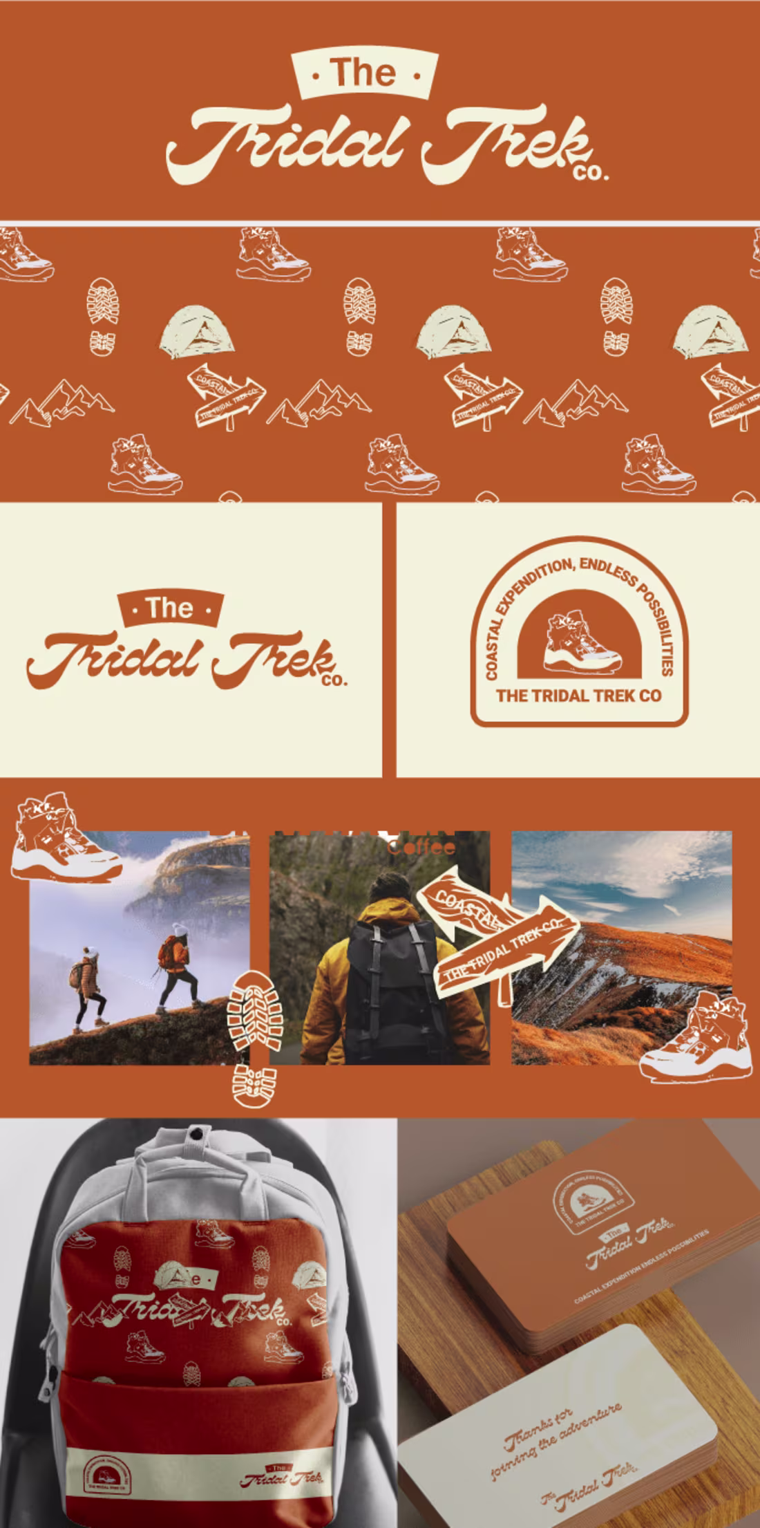 Cover image for The Tridal Trek | Brand identity design 