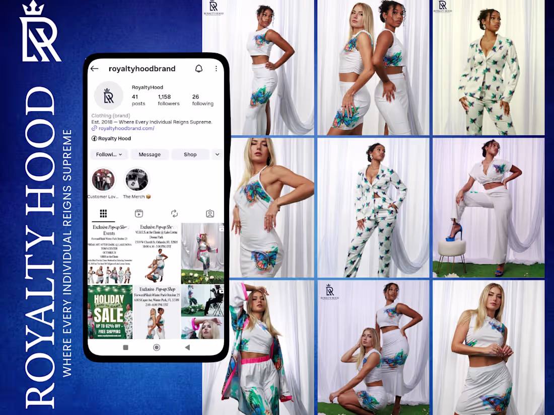 Cover image for Social Media Manager for Royalty