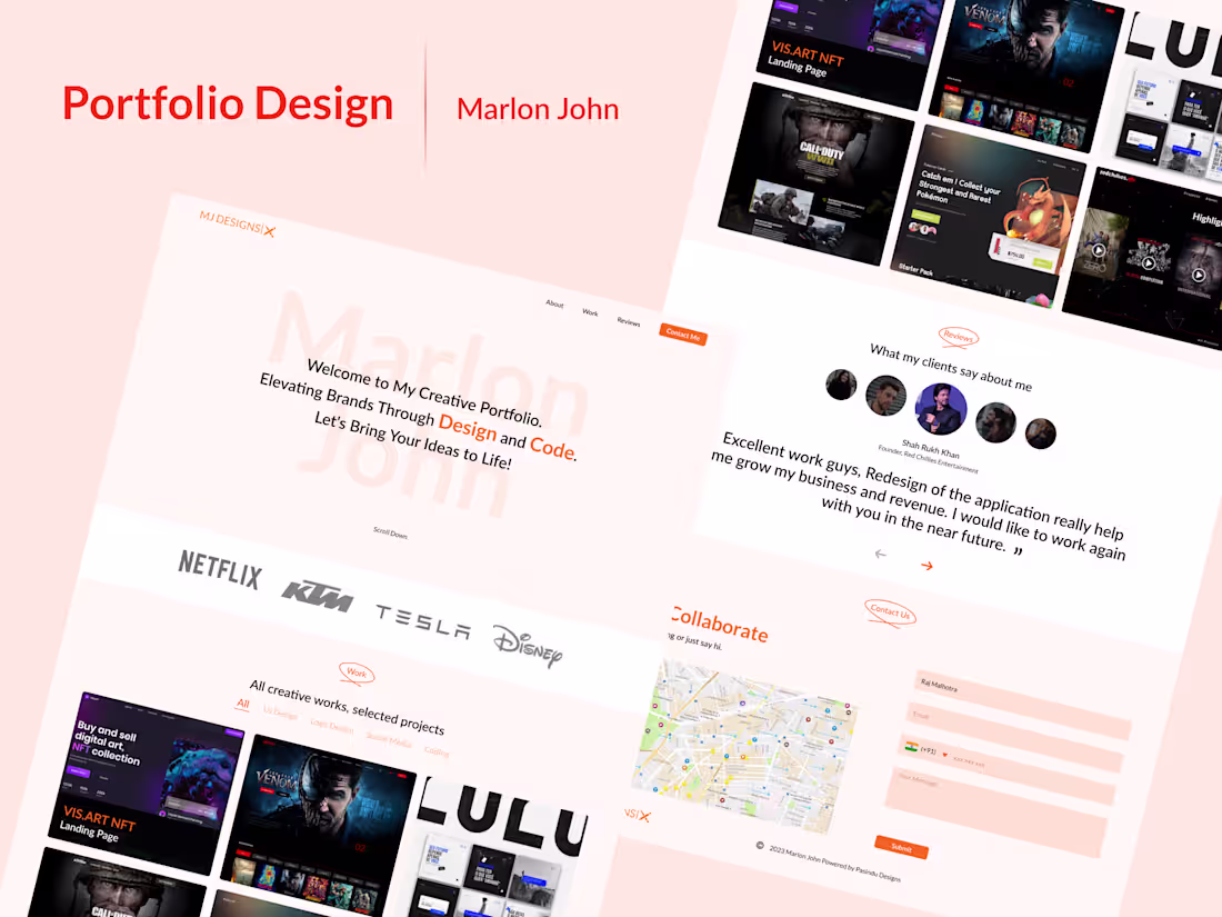 Cover image for Marlon John (Portfolio Website)