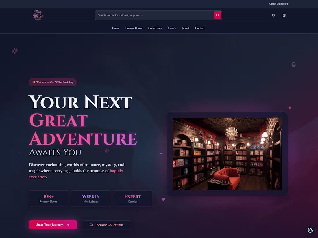 Cover image for Miss Willas Bookstore