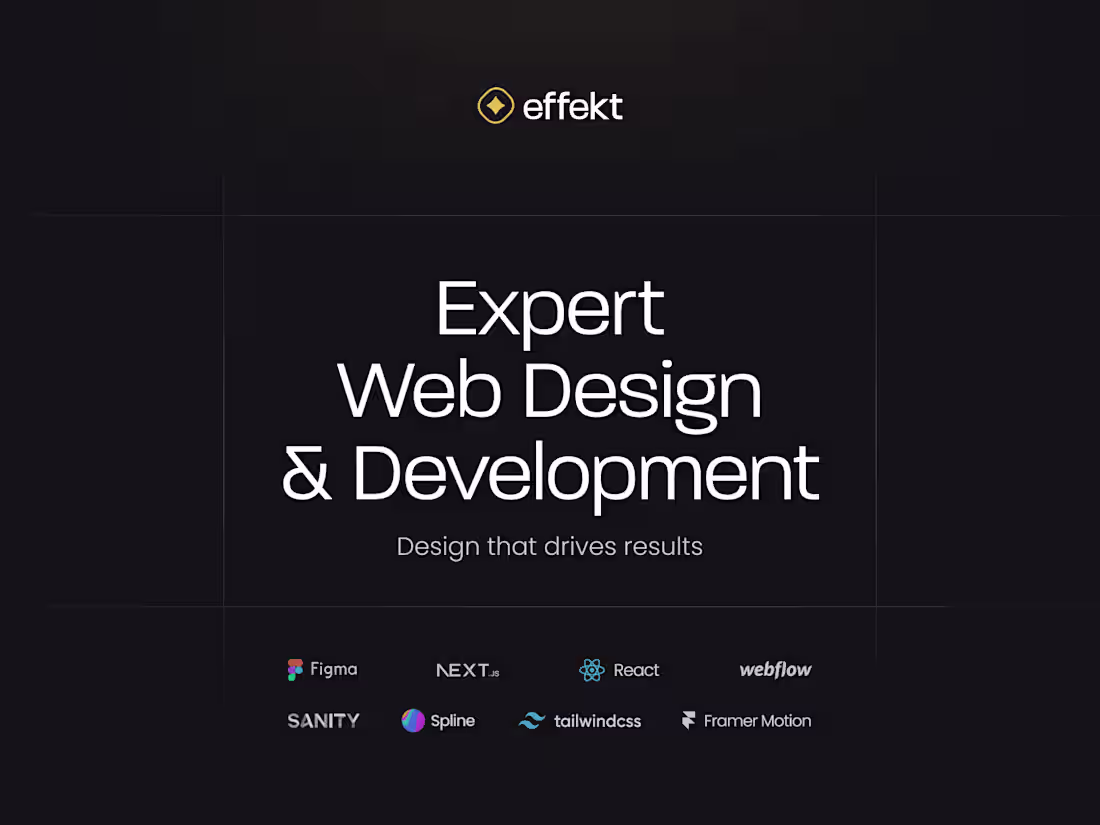 Cover image for Expert End-to-End Web Design & Development