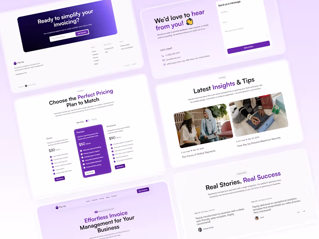 Cover image for Multi Pages Website in Framer