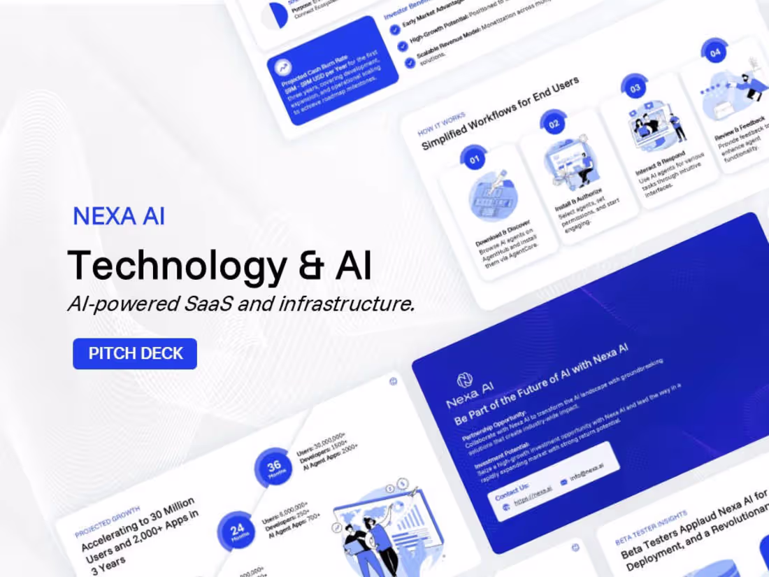 Cover image for AI Startup Pitch Deck | Nexa AI