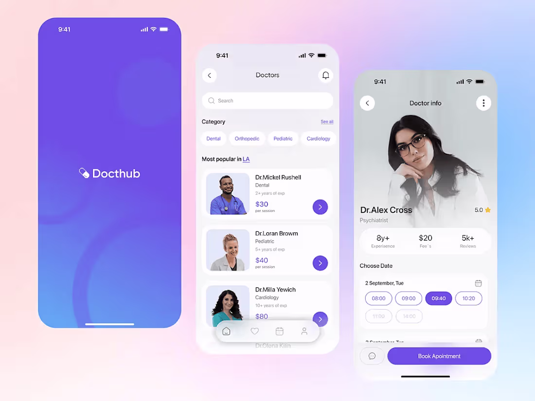 Cover image for MedTech Mobile App Design