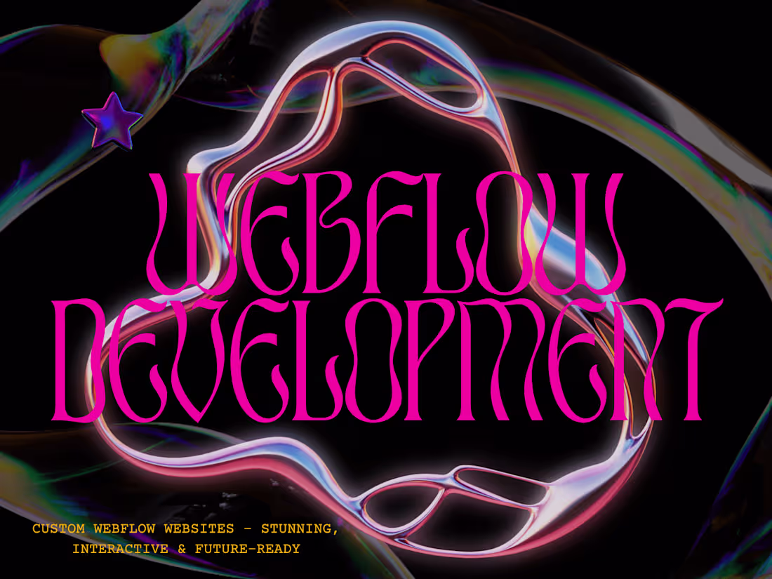 Cover image for Next-Gen Webflow Website – Interactive & Visually Stunning.