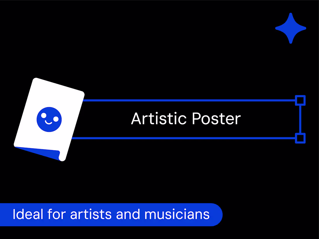 Cover image for Artistic poster design