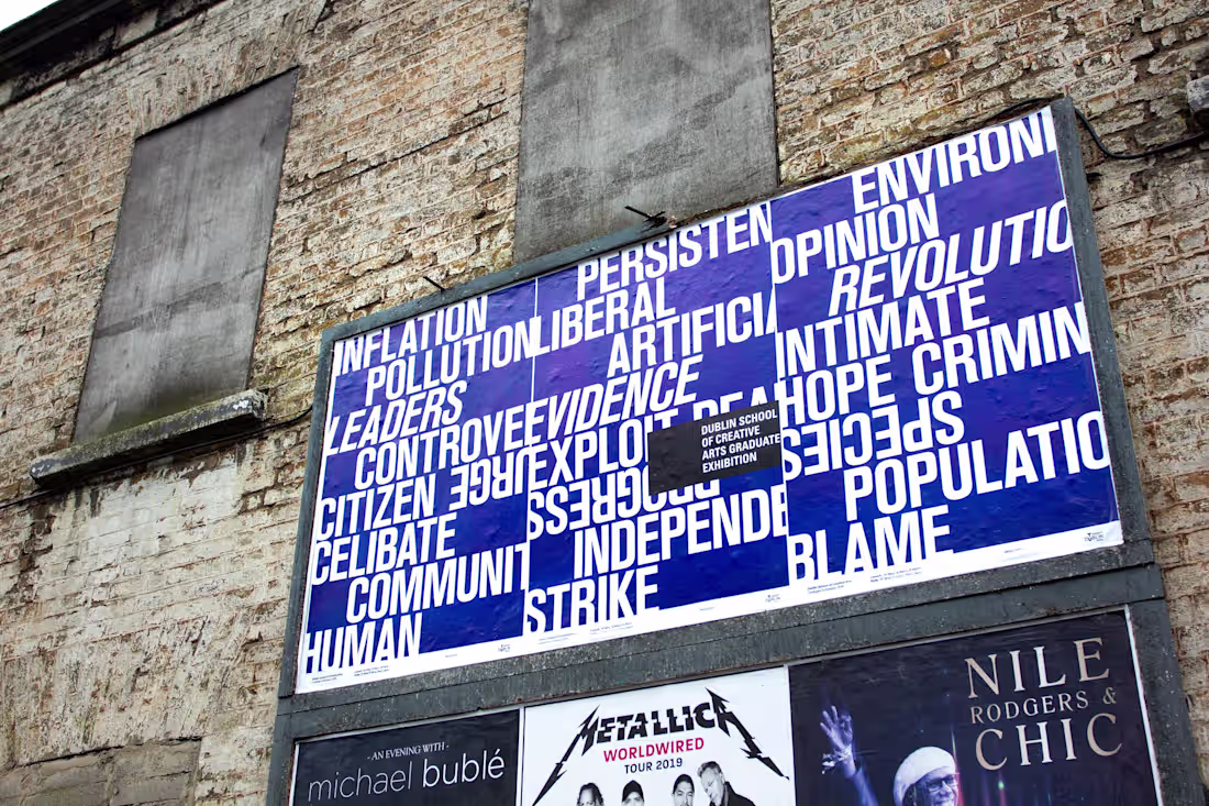 Cover image for Dublin School of Creative Arts: Grad Show 2019