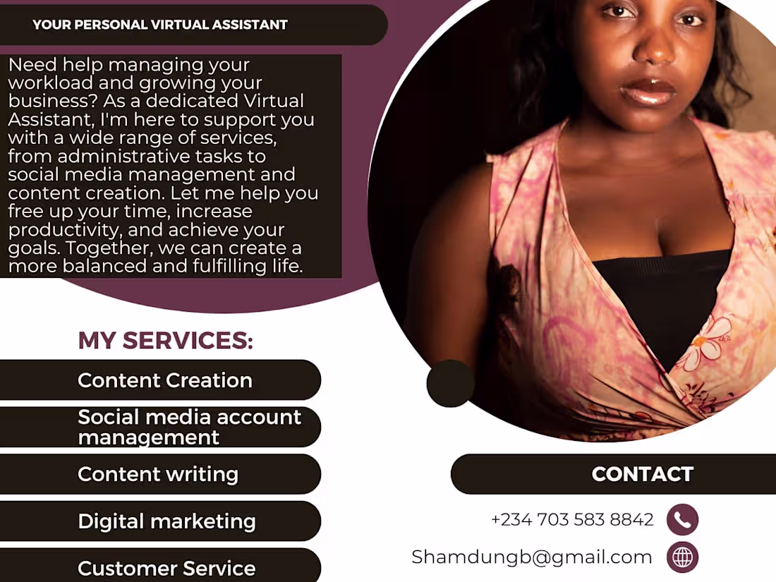 Cover image for Boost your online presence with my management! 