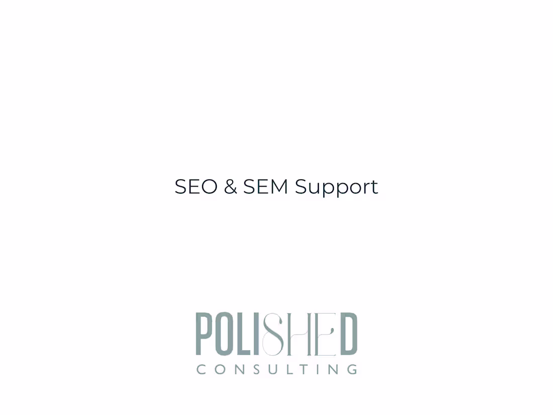 Cover image for SEO AND SEM SUPPORT