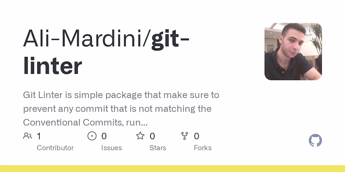 Cover image for Ali-Mardini/git-linter