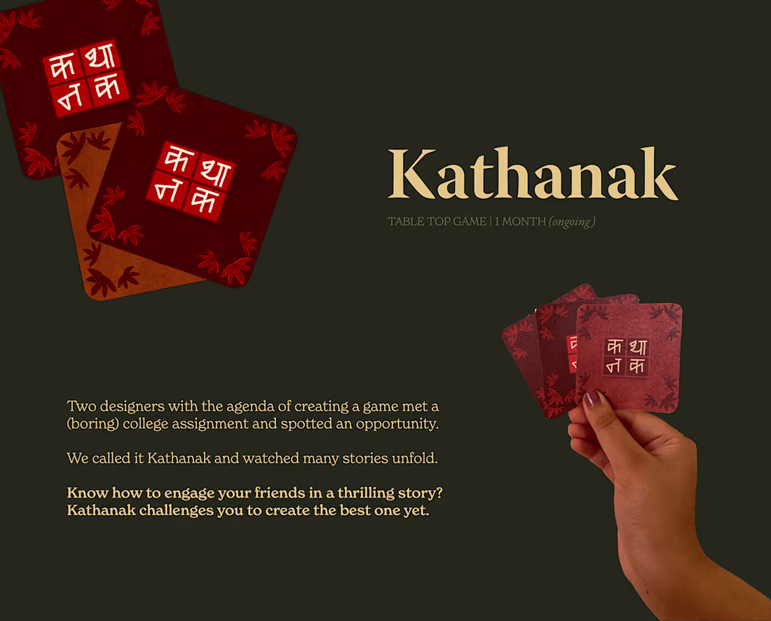 Cover image for Kathanak | Table top game :: Behance