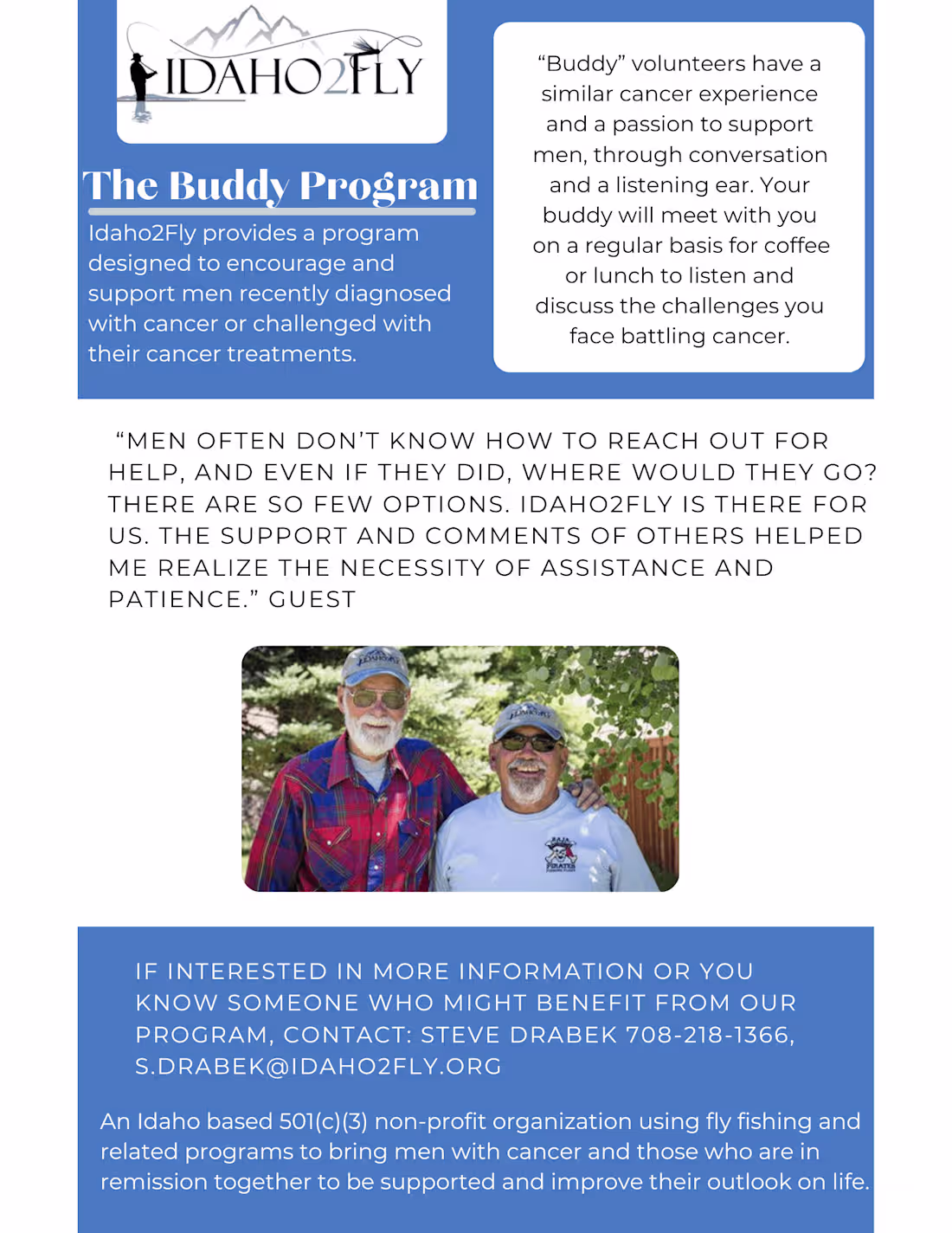 Cover image for Idaho2Fly - Buddy Program Flyer