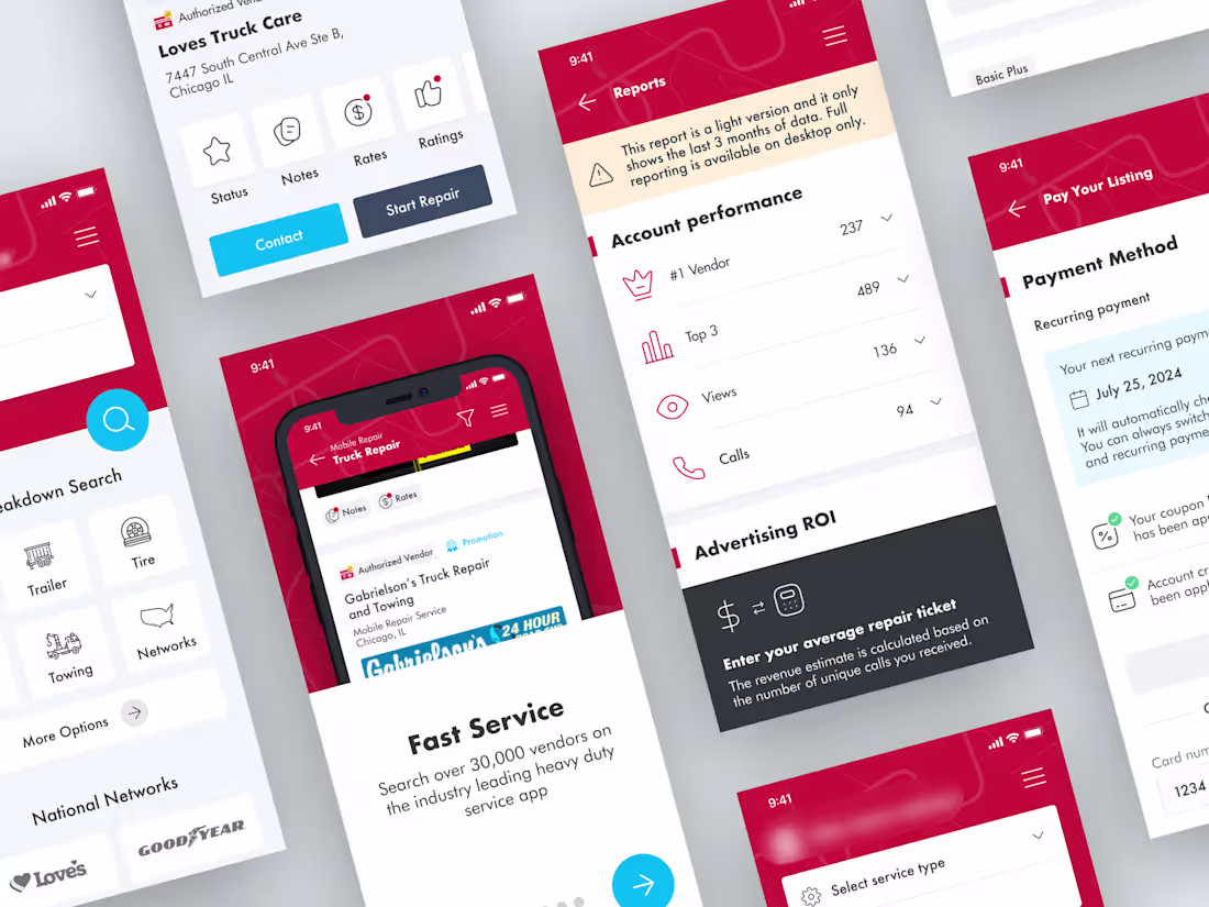 Cover image for Find nearest service (Revolutionizing Trucking)