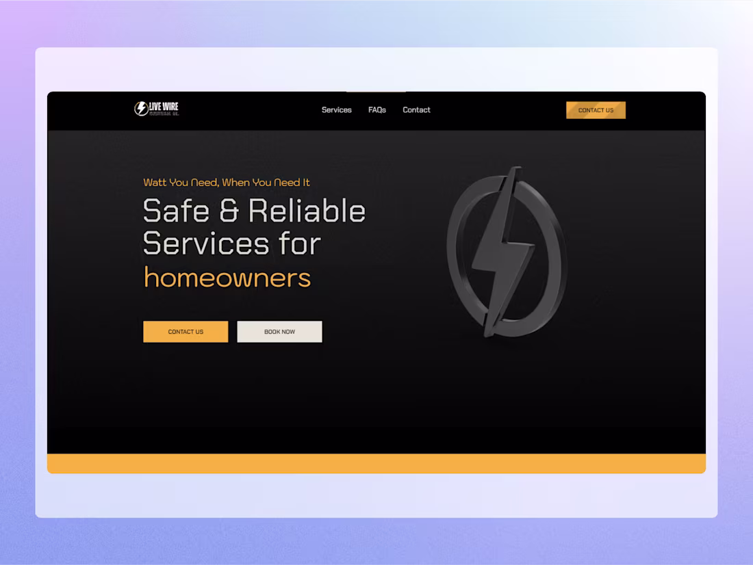 Cover image for Local Service Provider Website