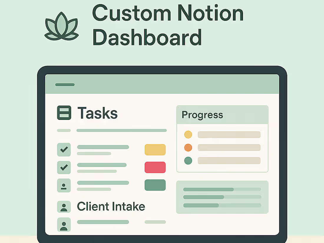 Cover image for Custom Notion Dashboard Build