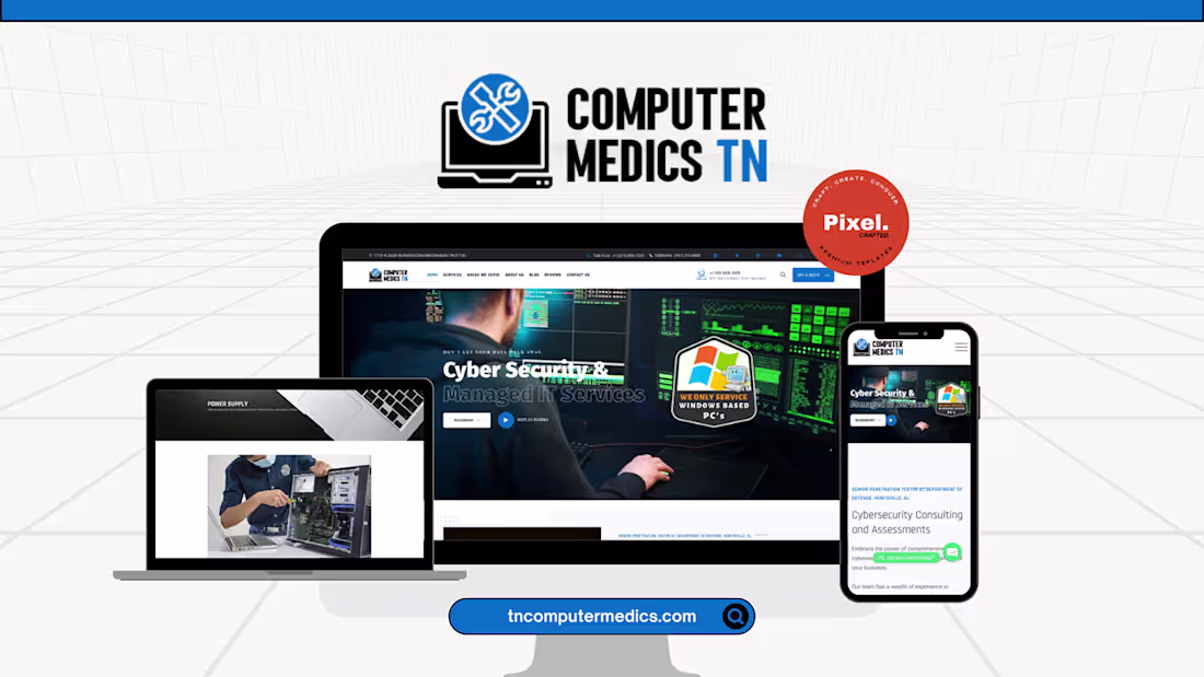 Cover image for TN Computer Medics - Wordpress Web Design :: Behance