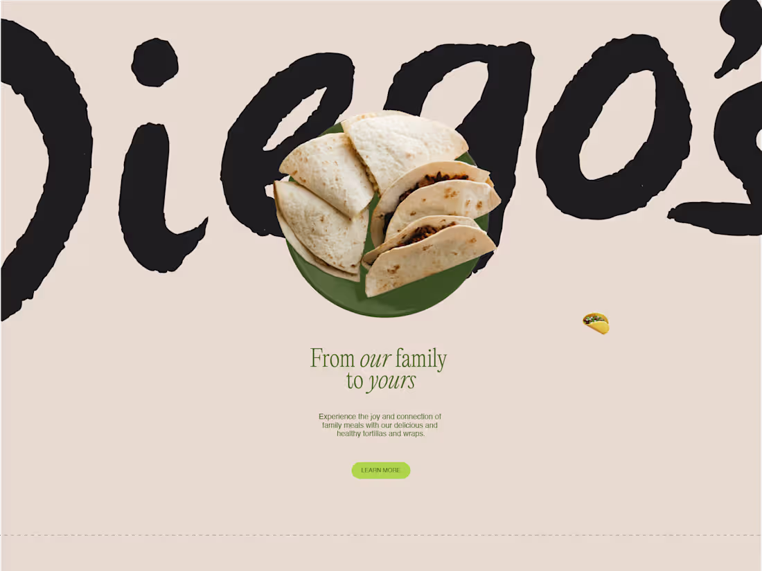 Cover image for Diego's Authentic Foods