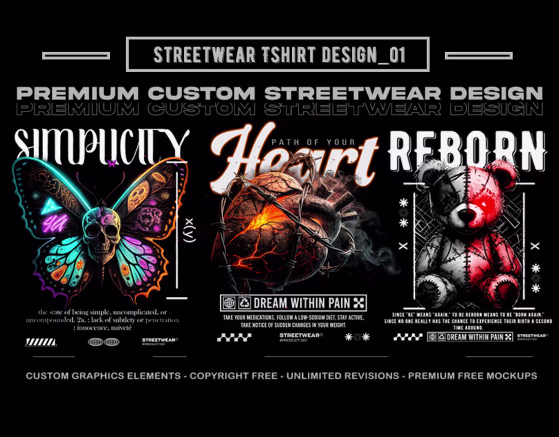 Cover image for Amazing Urban Streetwear T-Shirt Design
Feel