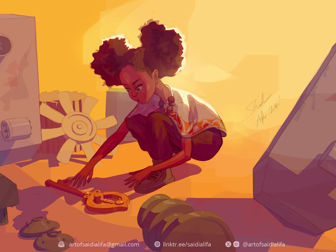 Cover image for The Lost Key: An Illustrated Story