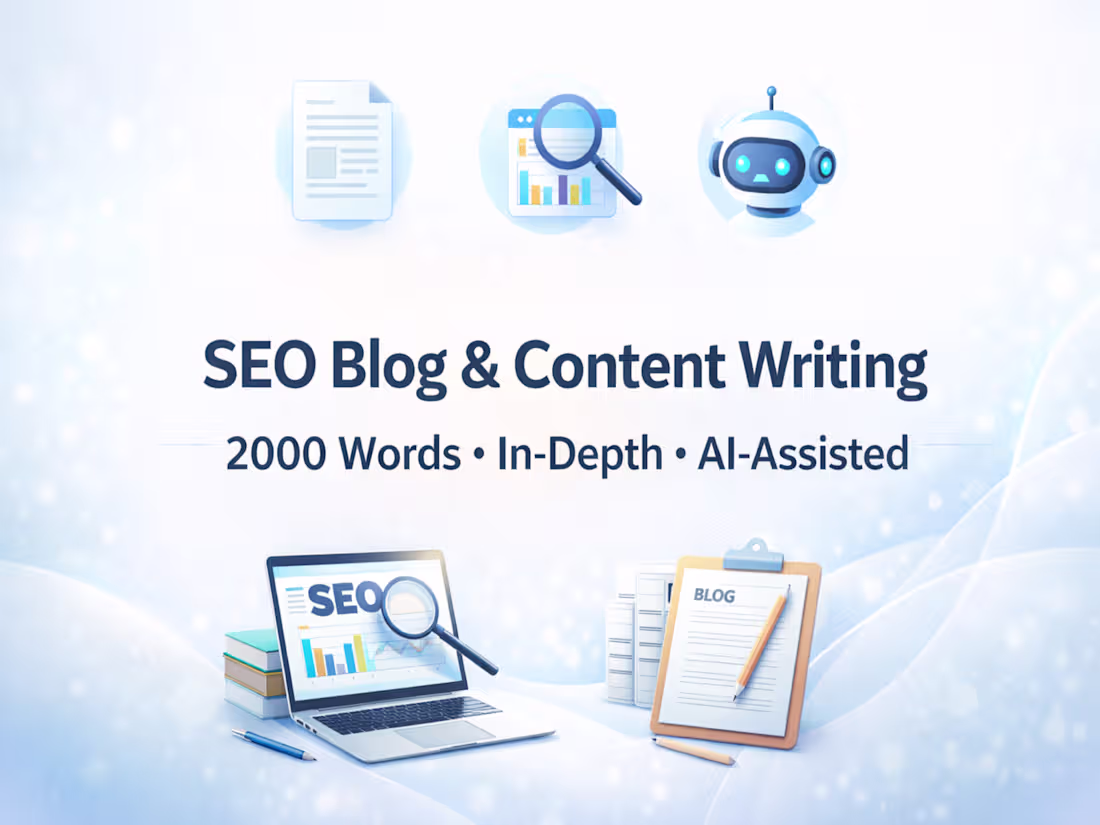 Cover image for SEO Blog & Content Writing (2000 Words)