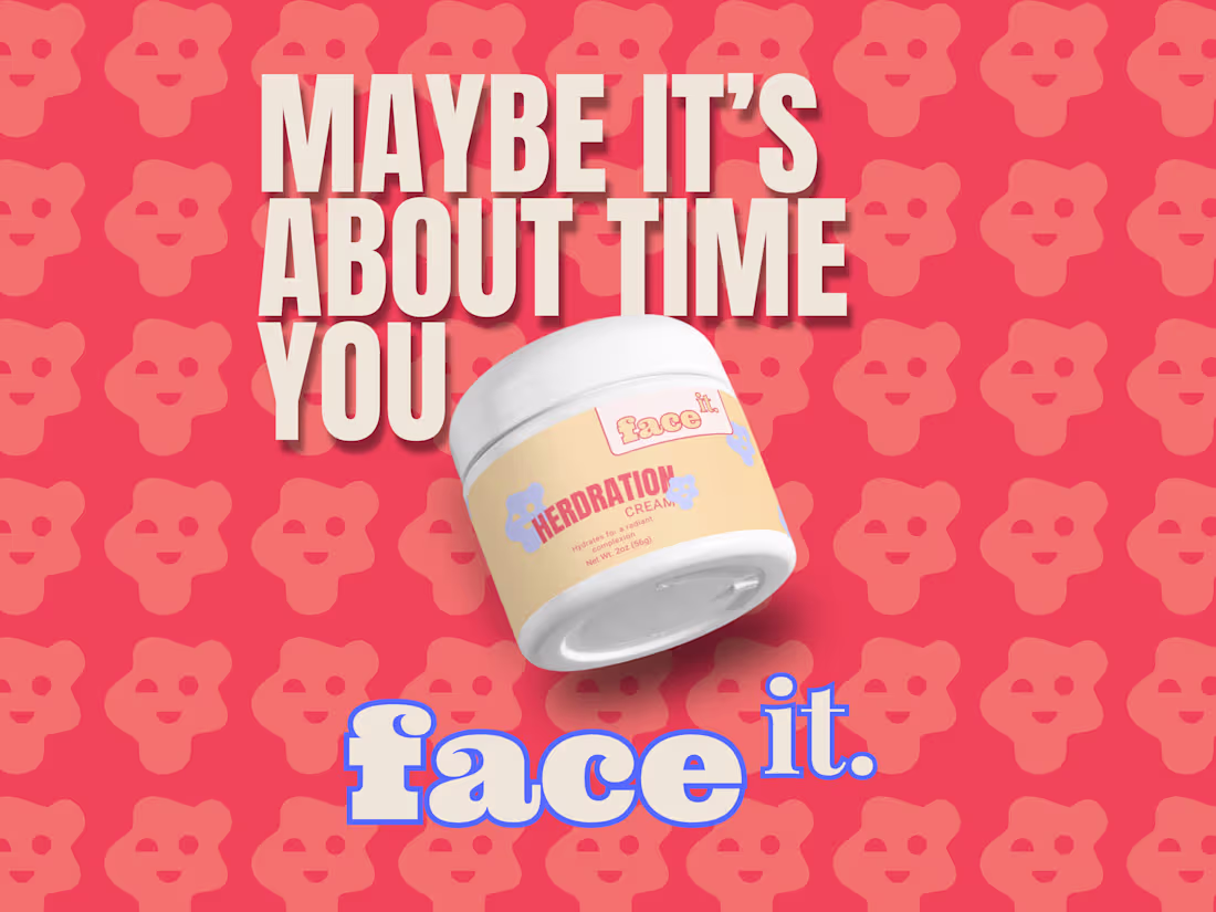 Cover image for Face-It: Teen Skincare Brand Concept