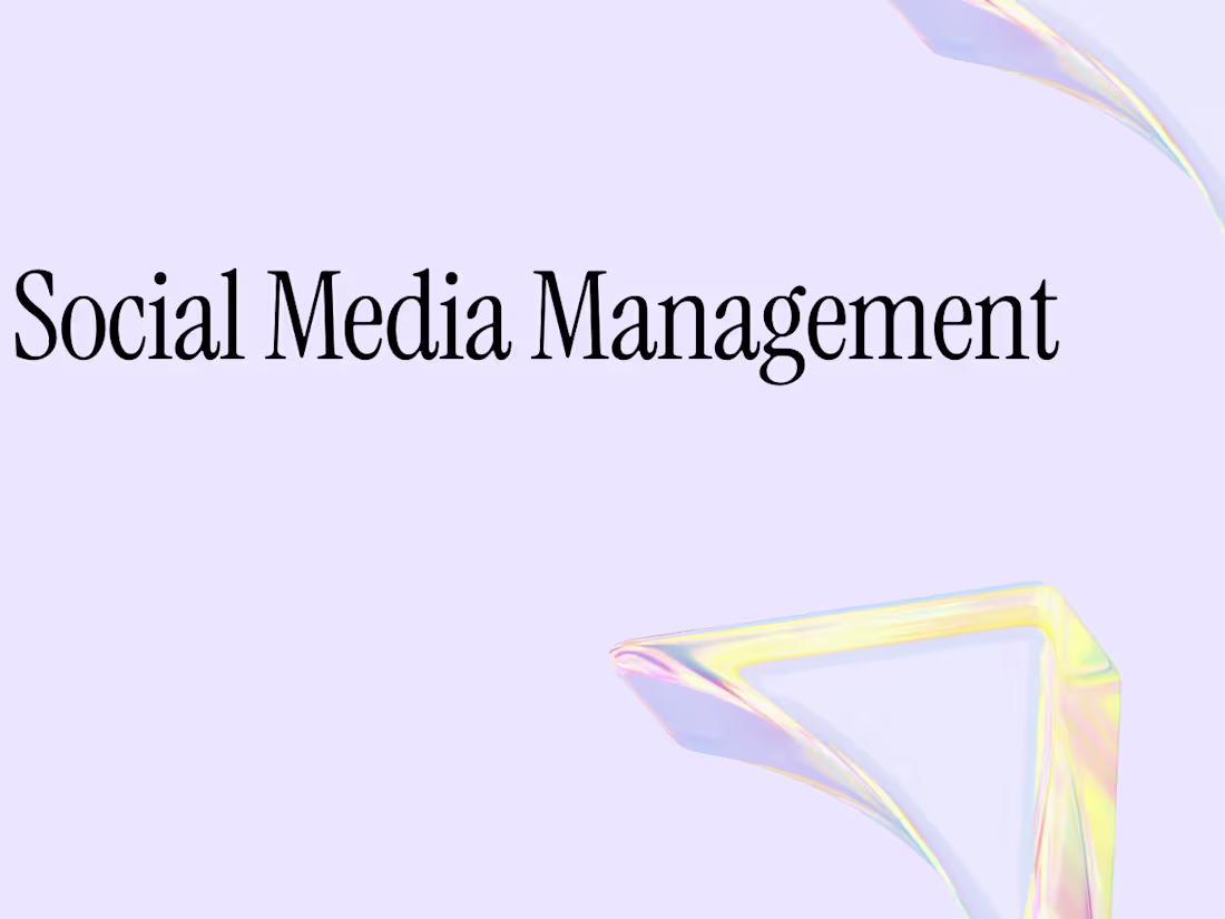 Cover image for Social Media Manager | Helping Brands Grow with Strategy