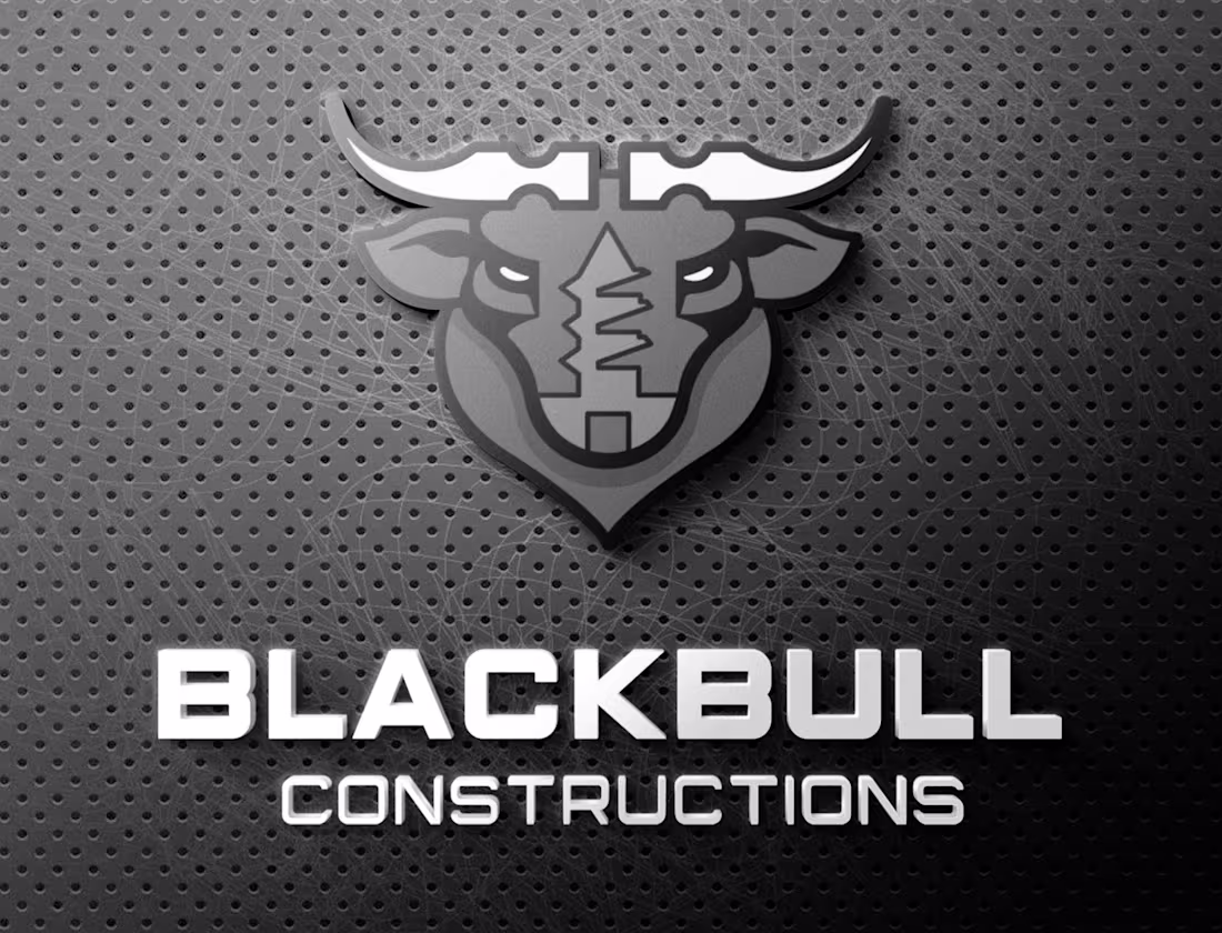 Cover image for Blackbull Constructions • Carpentry Business • Brand Design