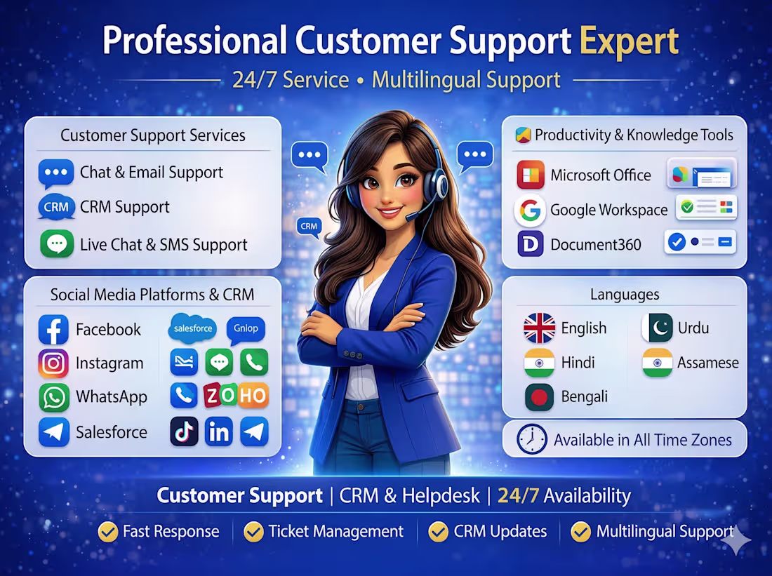 Cover image for I will manage live chat,