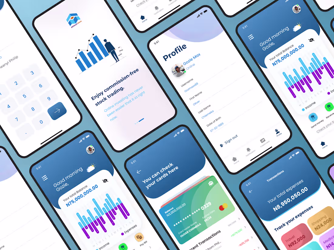 Cover image for Fintech mobile app